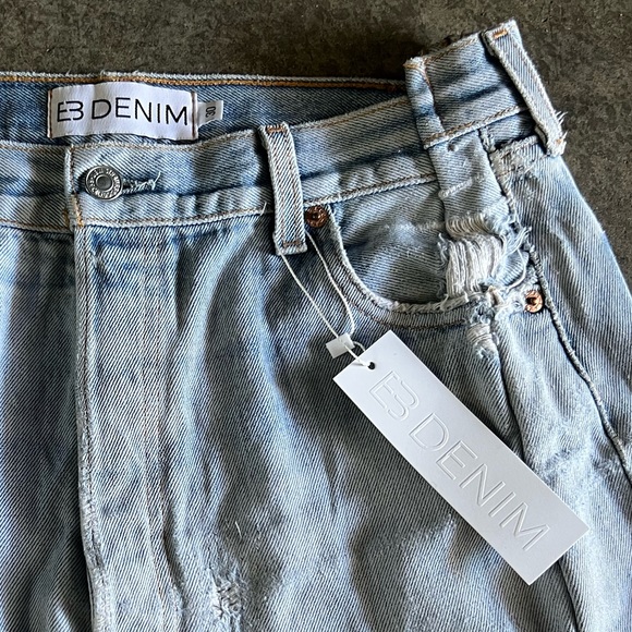 EB Denim Blue Straight Leg Jeans - Picture 2 of 9